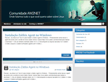 Tablet Screenshot of comunidade.aw2net.com.br